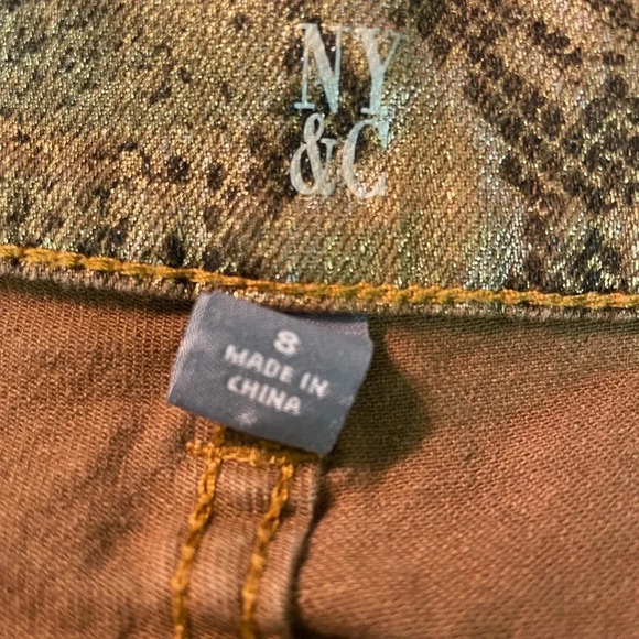 NY&company gold snake print size 8 - Picture 4 of 6